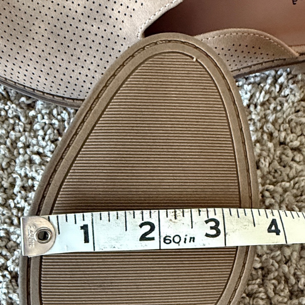 Indigo Brown Perforated Mules Brushed Suede NWT size 8 - Picture 9 of 14